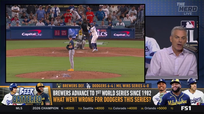 Milwaukee Brewers sweep the Dodgers to reach the World Series