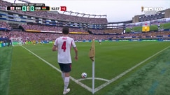 England's last-gasp effort saved off the line against Ghana