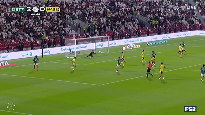 Alvaro Medran fires a powerful shot on target