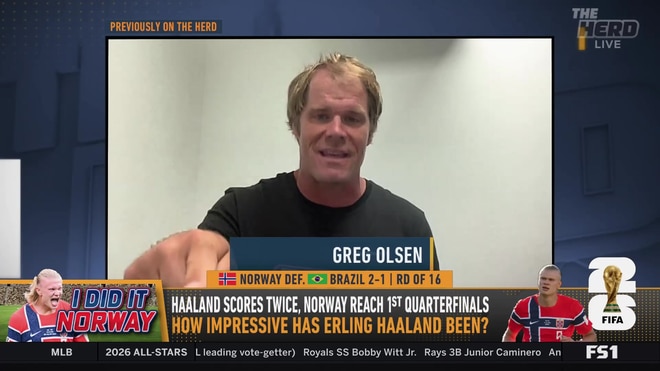 Greg Olsen: Erling Haaland is a 'soccer Gronk'
