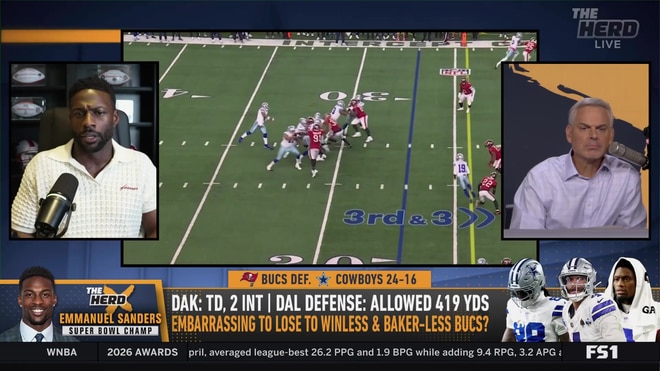 Emmanuel Sanders calls the Dallas Cowboys' struggles a 'recipe for disaster'