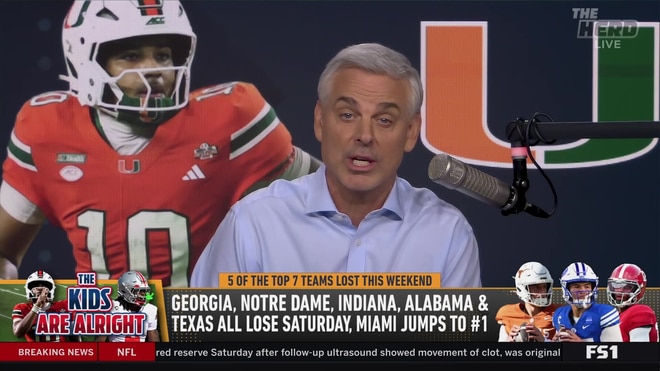 Colin Cowherd on why college football chaos is great for the sport