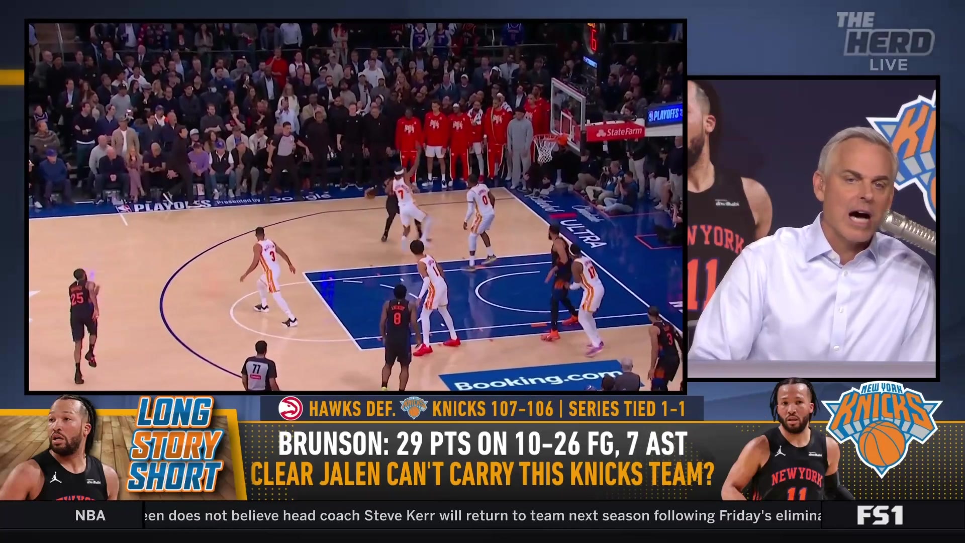 Colin Cowherd on Jalen Brunson's 'flaws' and what holds him back