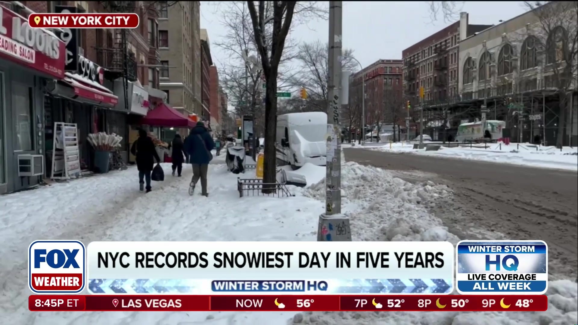 NYC records snowiest day in five years after major winter storm