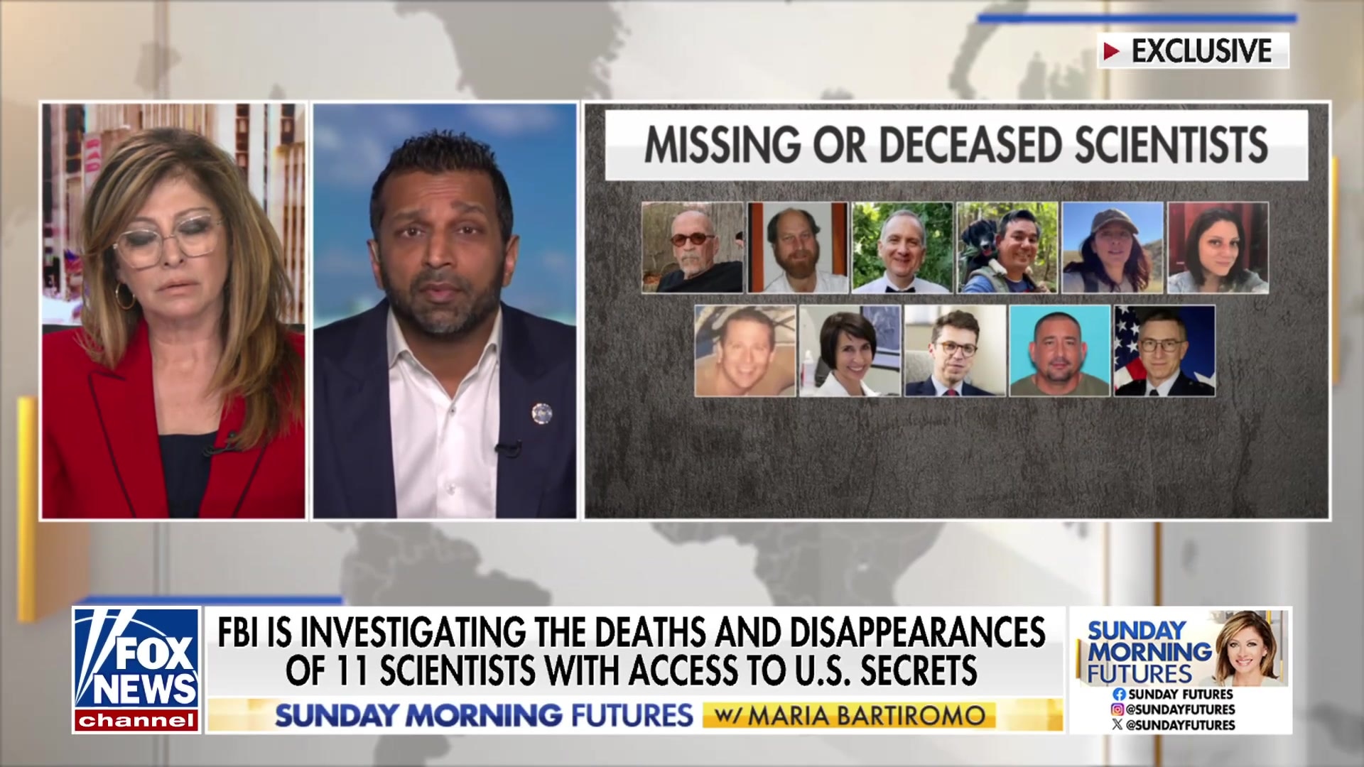 Kash Patel outlines FBI's probe into missing US scientists