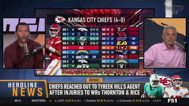 Should the Chiefs pursue a reunion with Tyreek Hill?