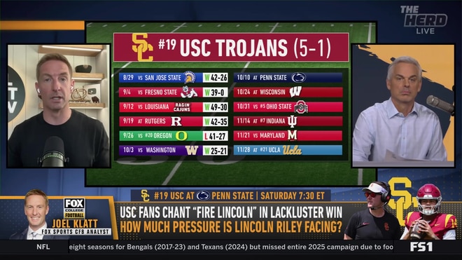 Joel Klatt explains why firing Lincoln Riley would be a $120M mistake for USC