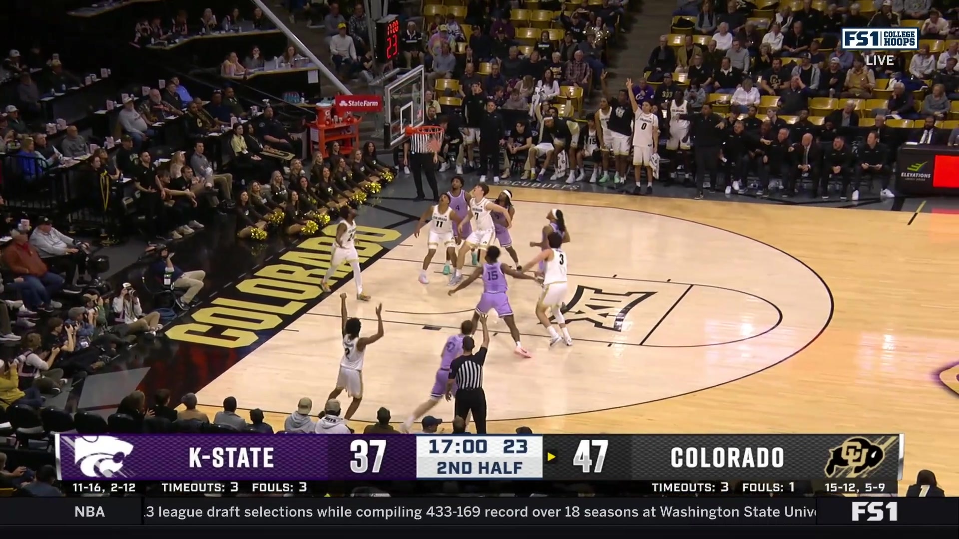 Isaiah Johnson sinks a three-point jump shot