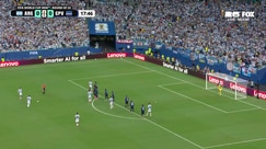 Lionel Messi's free kick saved by the Cape Verde goalkeeper