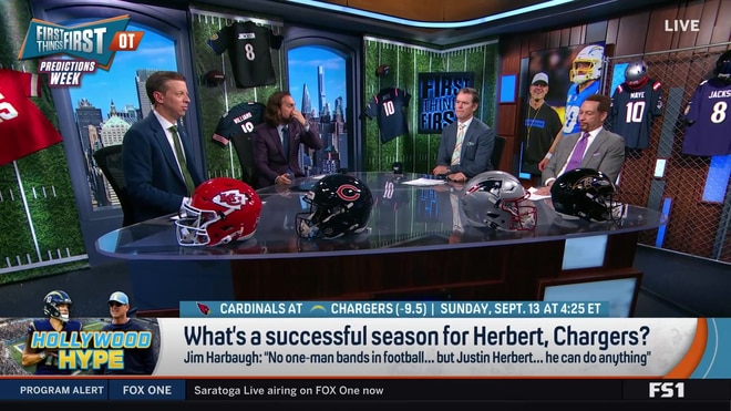 What constitutes a successful season for Justin Herbert and the Chargers?