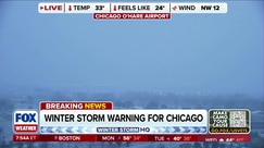 Heavy snow observed at Chicago O'Hare as lake-effect snow threat looms
