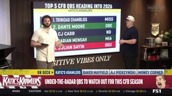 Projecting the top college football quarterbacks for the 2026 season