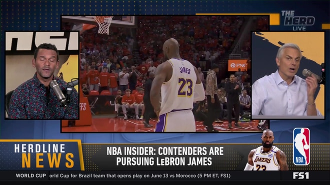 Colin Cowherd: Only Warriors make sense for LeBron James pursuit
