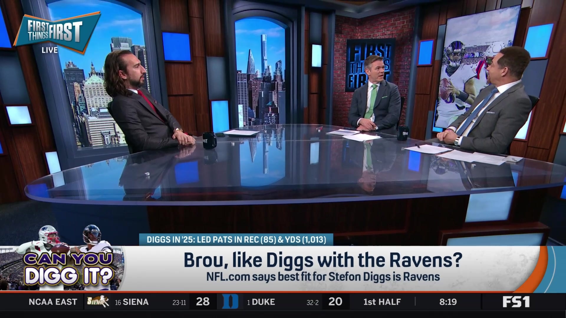 Brou believes Stefon Diggs is the perfect fit for the Baltimore Ravens