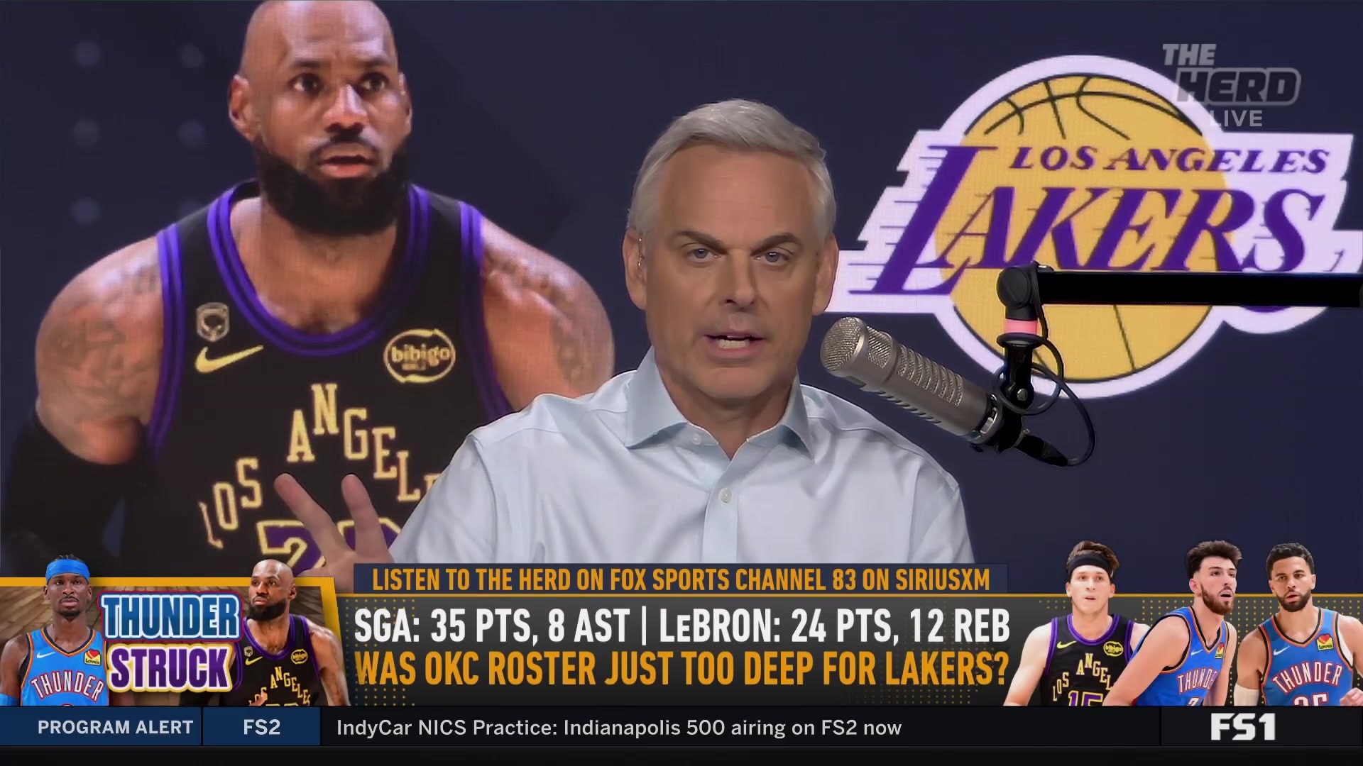 OKC's Roster Depth Exposed Lakers' Flaws, Says Colin Cowherd