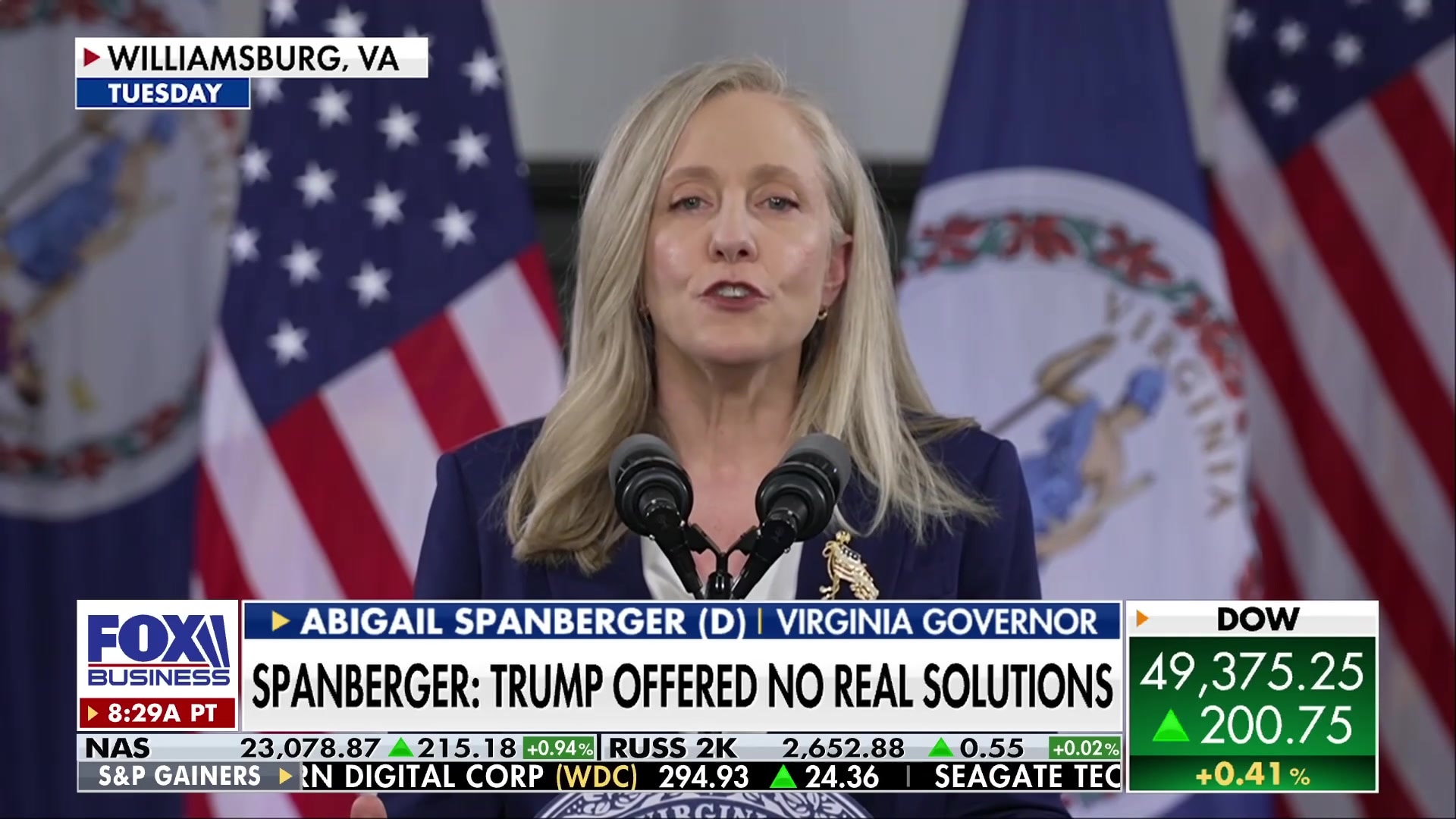 Stark moments of division and sharp criticism mark Trump's State of the Union