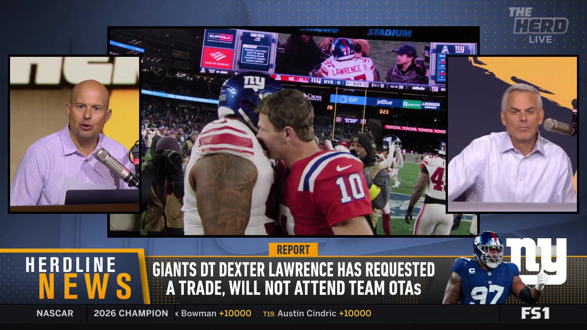 Dexter Lawrence requests trade from Giants amid contract dispute