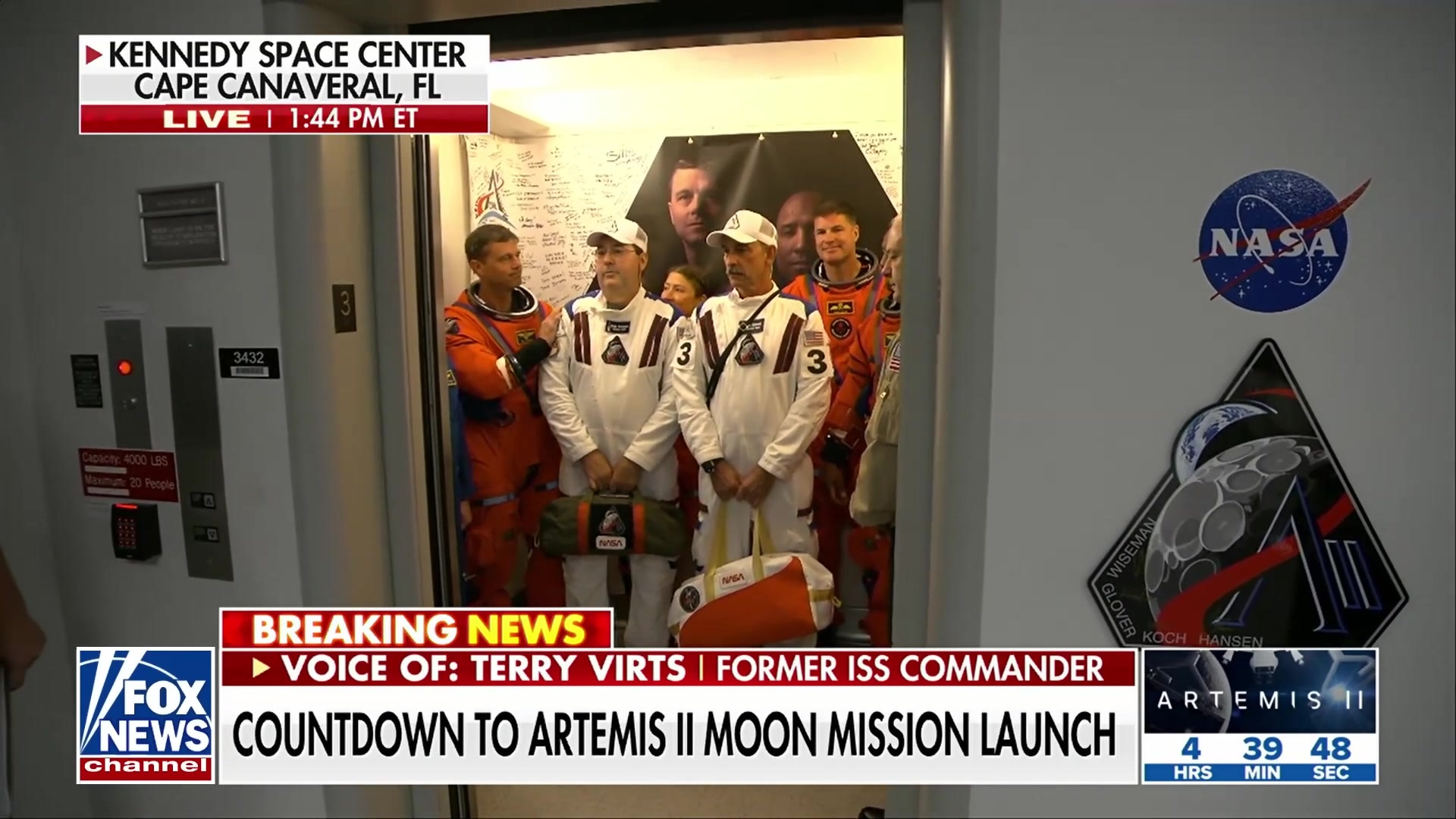 Former ISS Commander describes Artemis II crew's 'cool moment' before launch