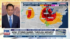 Severe storms threaten the Midwest with damaging winds and flight delays