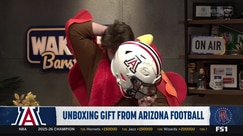 Arizona Football gift includes signed helmet and merch