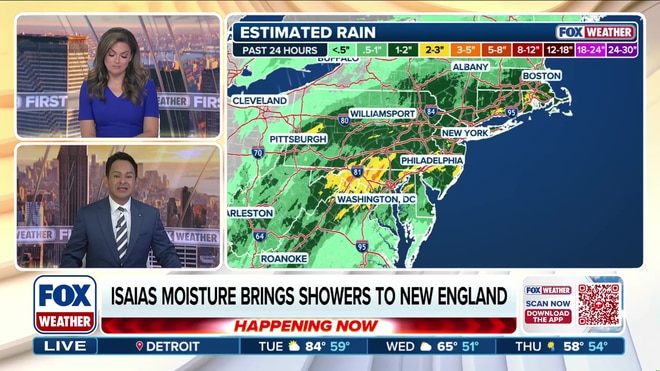 Remnants of tropical systems bring dual-coast flood threats