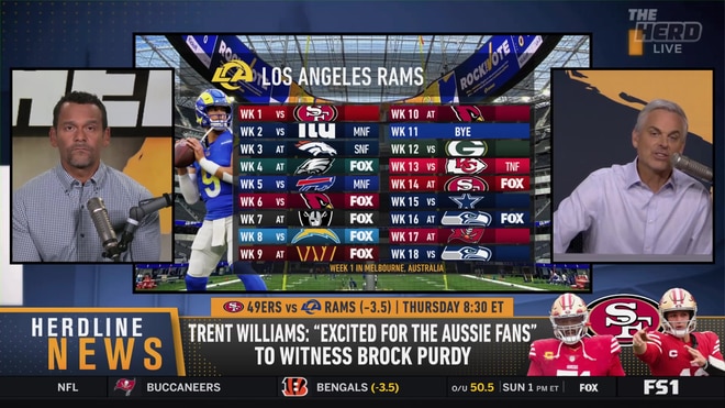Colin Cowherd and Jason McIntyre debate 49ers vs. Rams season opener