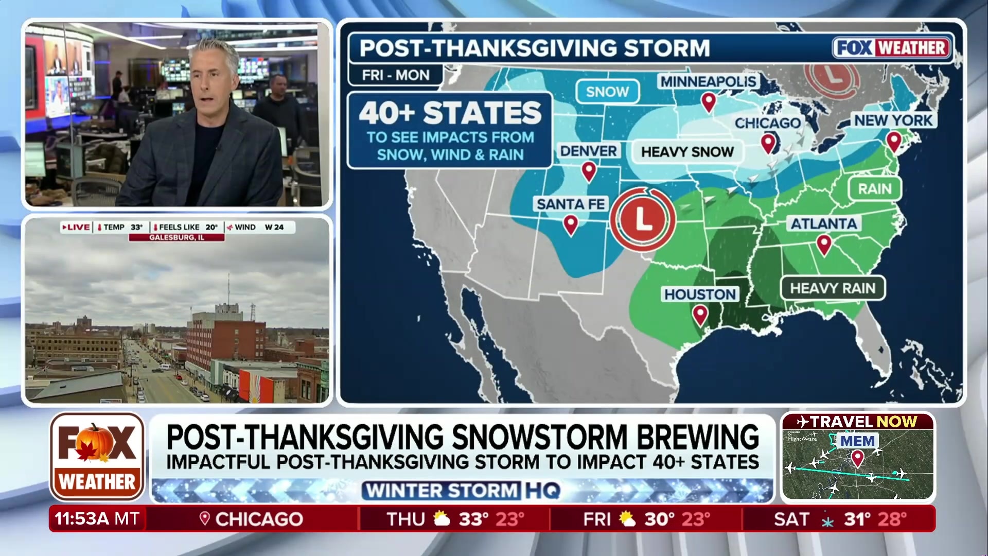 Post-Thanksgiving snowstorm brewing: Heavy snow forecast for Midwest