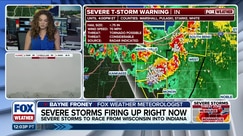 Bayne Froney tracks severe storm threat in the Midwest