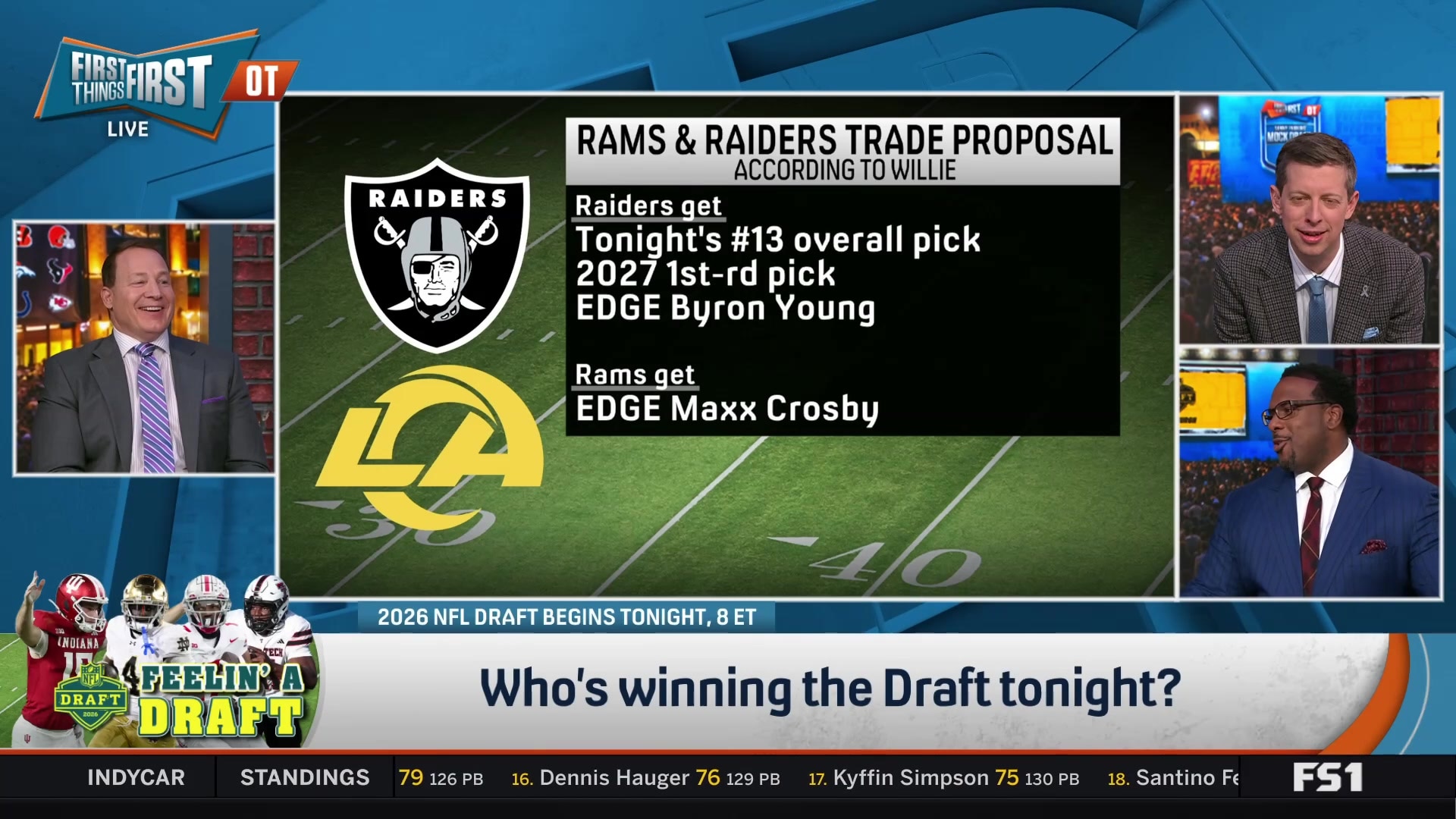 Willie's wild Rams-Raiders trade proposal for Maxx Crosby