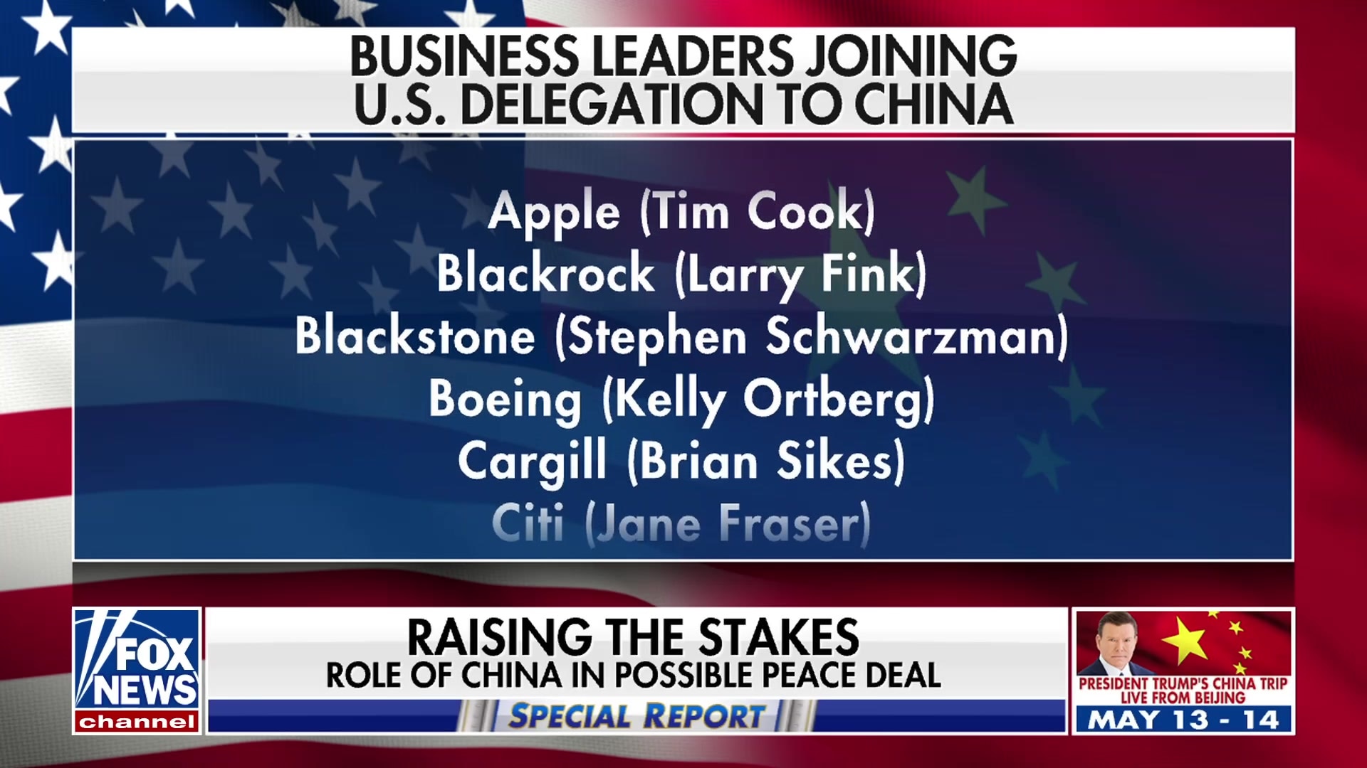 Brit Hume on business leaders, China's 'crazy' trade practices