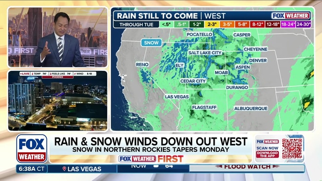Craig Herrera tracks heavy rain and snow across the West
