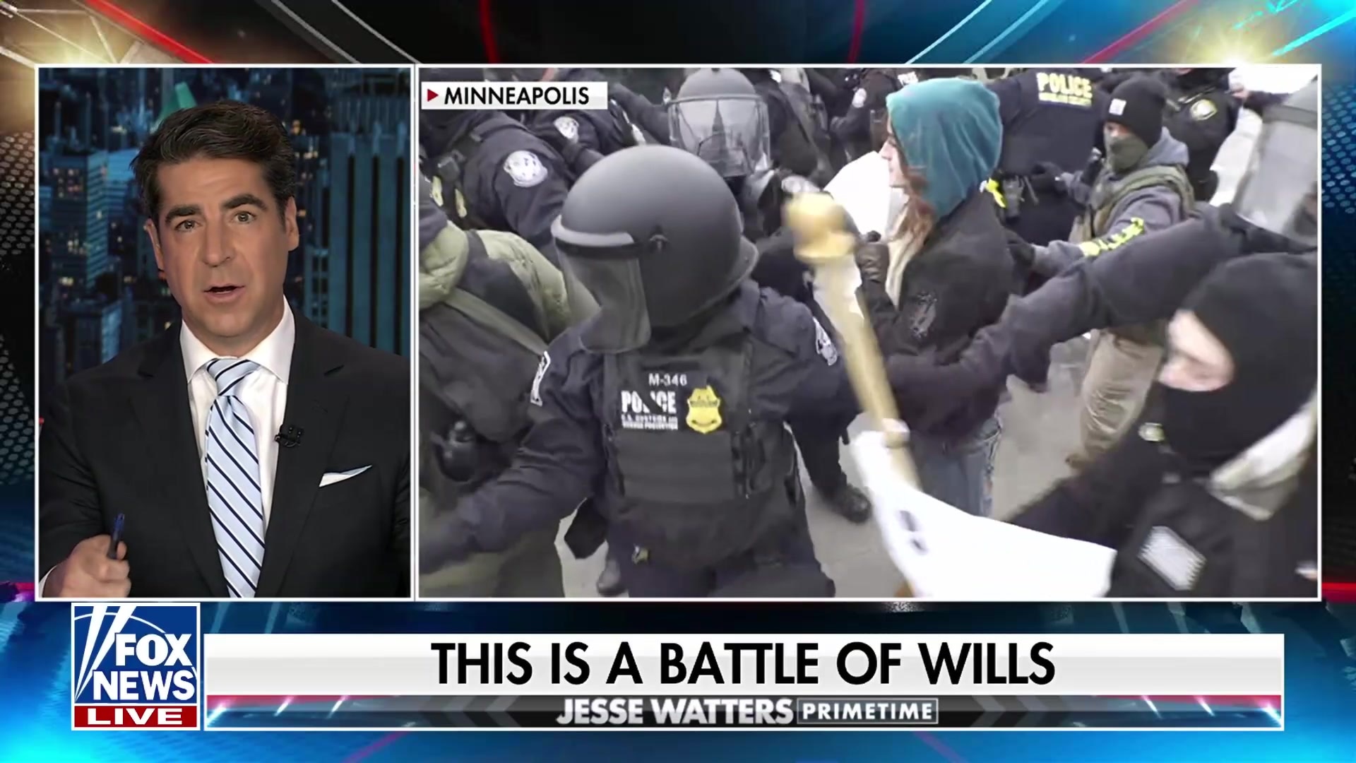 Jesse Watters calls Minneapolis unrest a 'Minnesota insurgency' and 'guerrilla warfare'