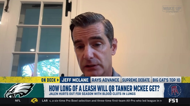 Jeff McLane breaks down Tanner McKee's role as Jalen Hurts' replacement