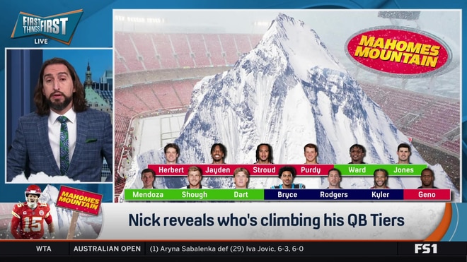 Justin Herbert's 'don't actually care' tier on Mahomes Mountain