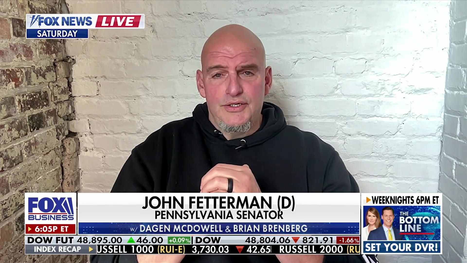 Senator John Fetterman urges Democrats to respect the office at State of the Union