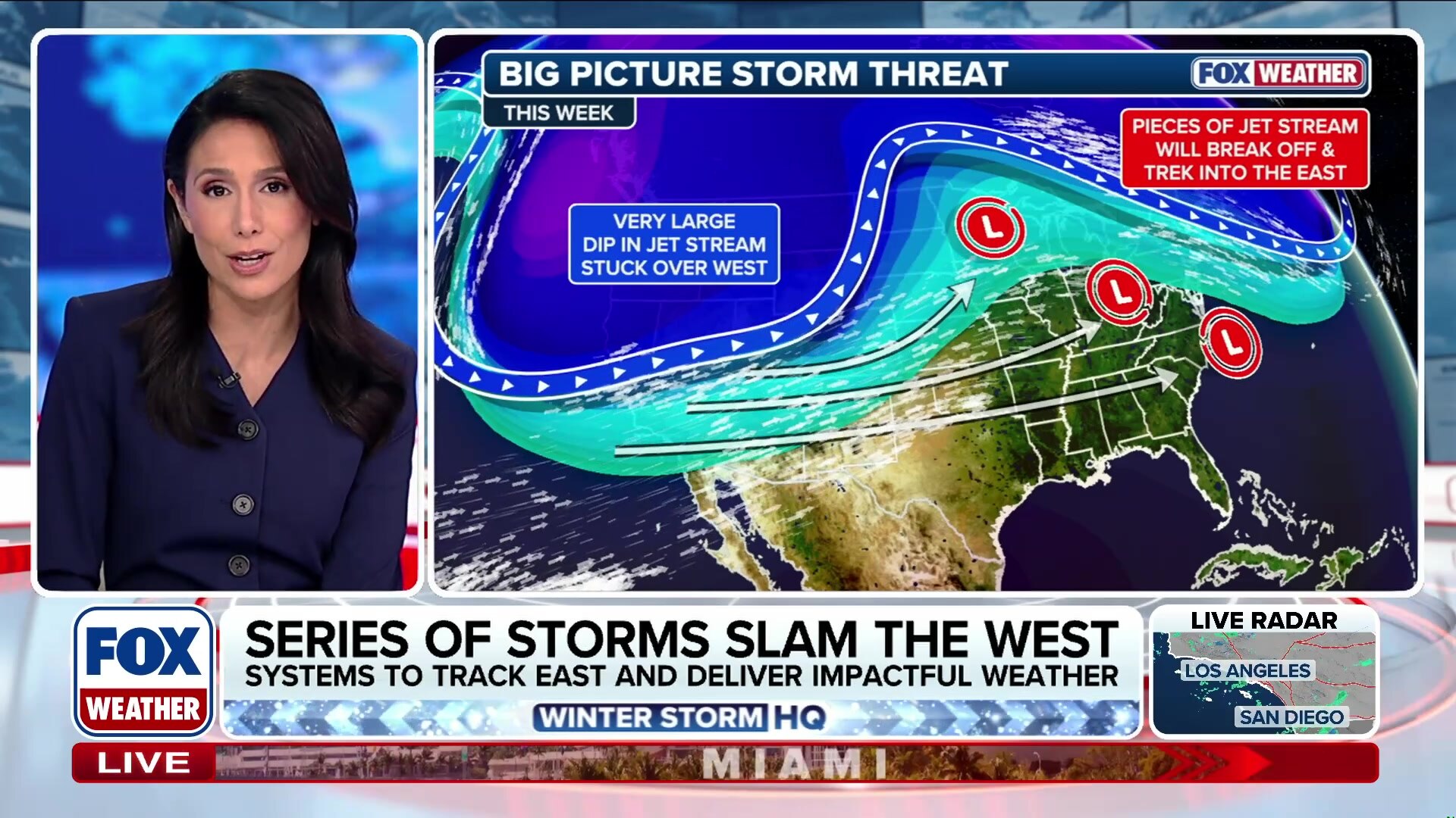 Jet Stream Brings Relentless Weather Across the United States