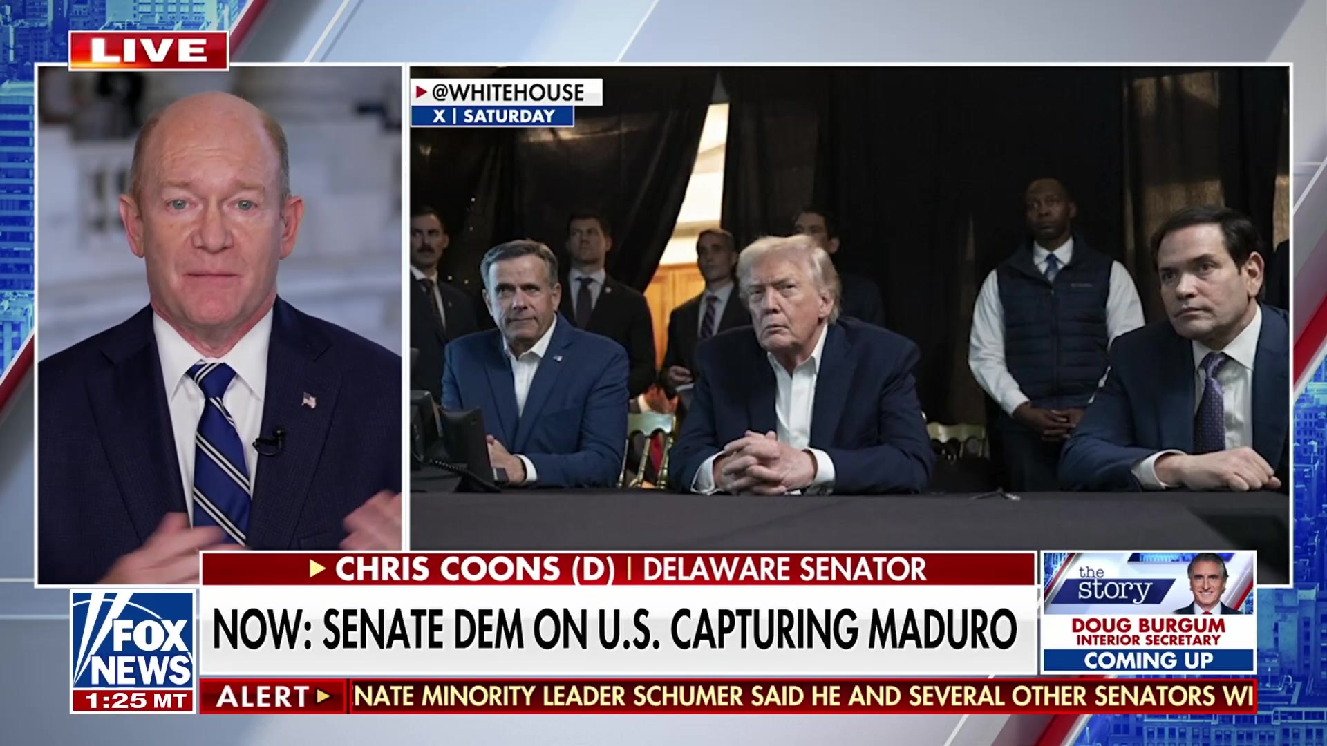 Senator Coons warns of dangerous precedent set by capturing Maduro