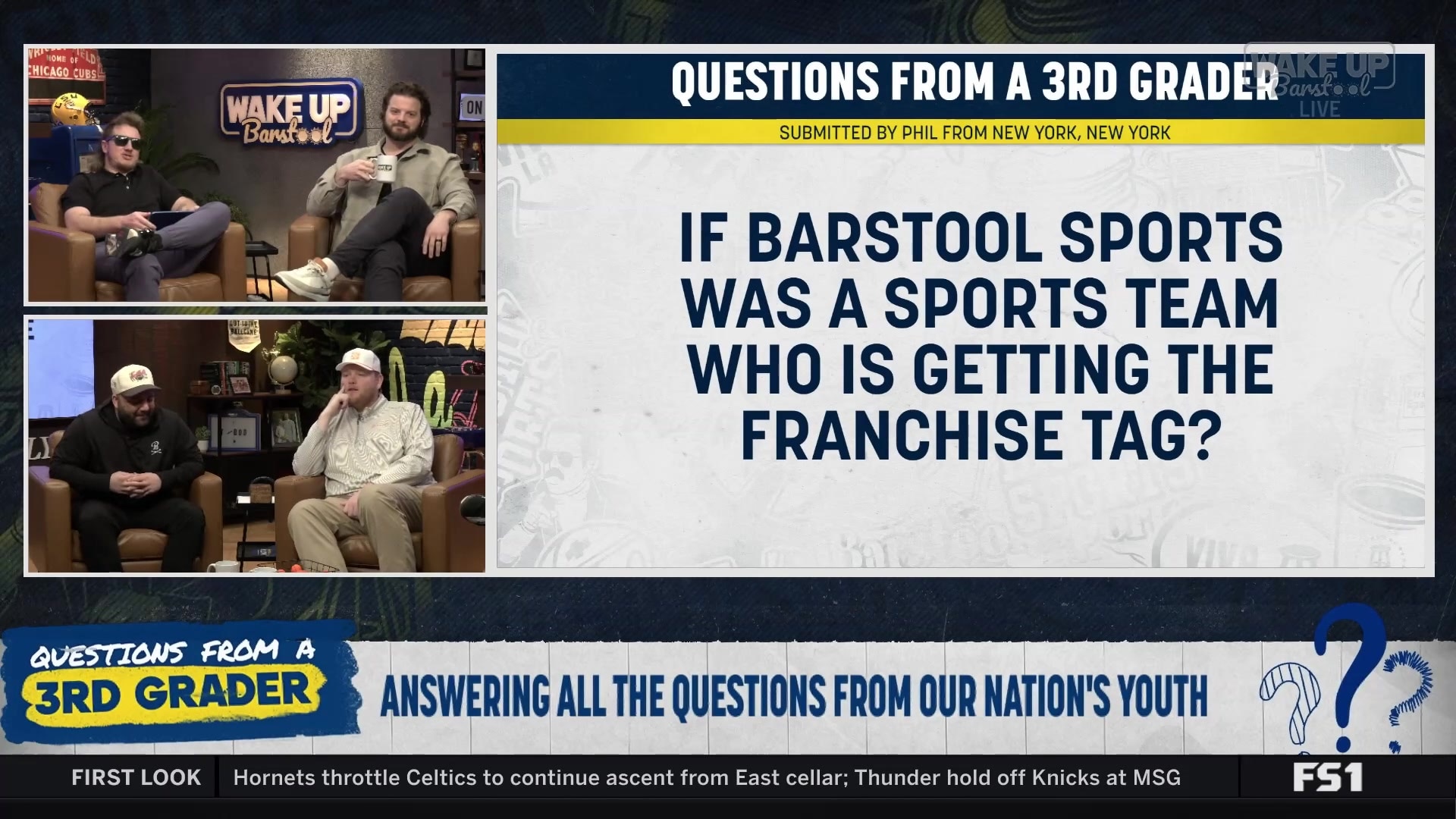 Barstool Sports personalities: Who gets the NFL franchise tag?