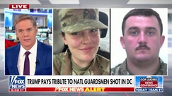 President Trump delivers heartfelt tribute to National Guardsmen shot in DC