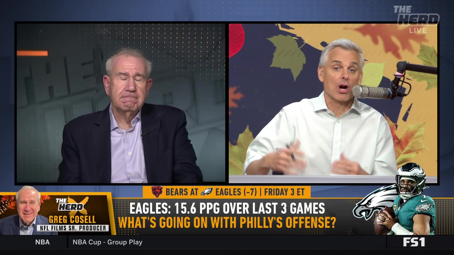Greg Cosell analyzes the struggles of the Philadelphia Eagles offense