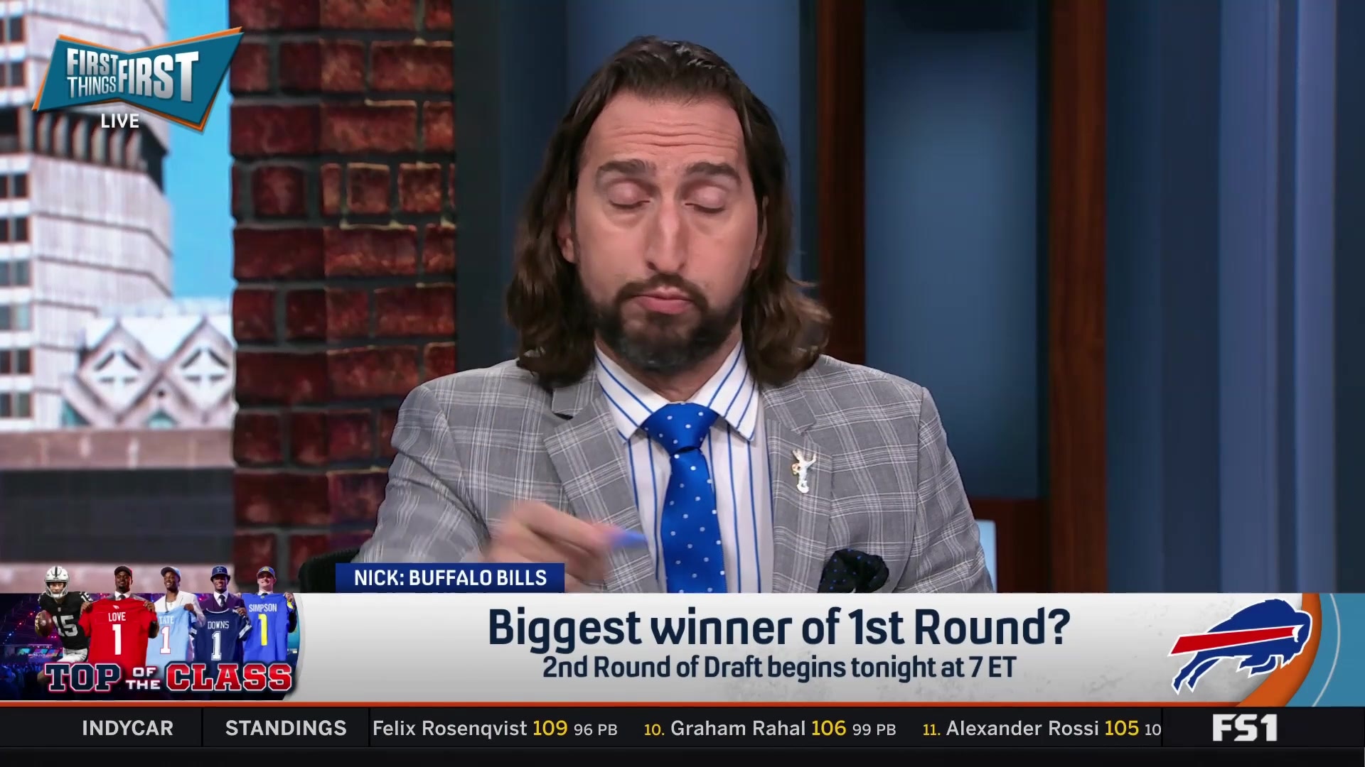 Nick Wright crowns Buffalo Bills biggest winner of NFL Draft Round 1