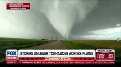 Satellite tornado forms alongside main tornado in Oklahoma