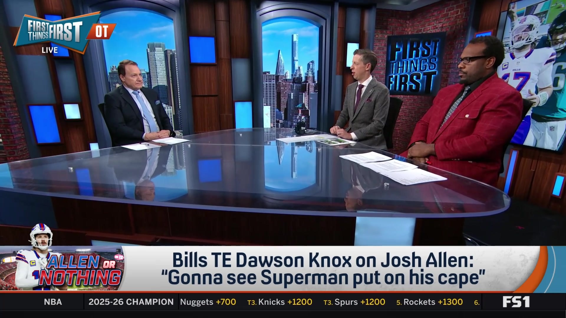 Analysts debate Trevor Lawrence's ability to keep pace with Josh Allen in the playoffs