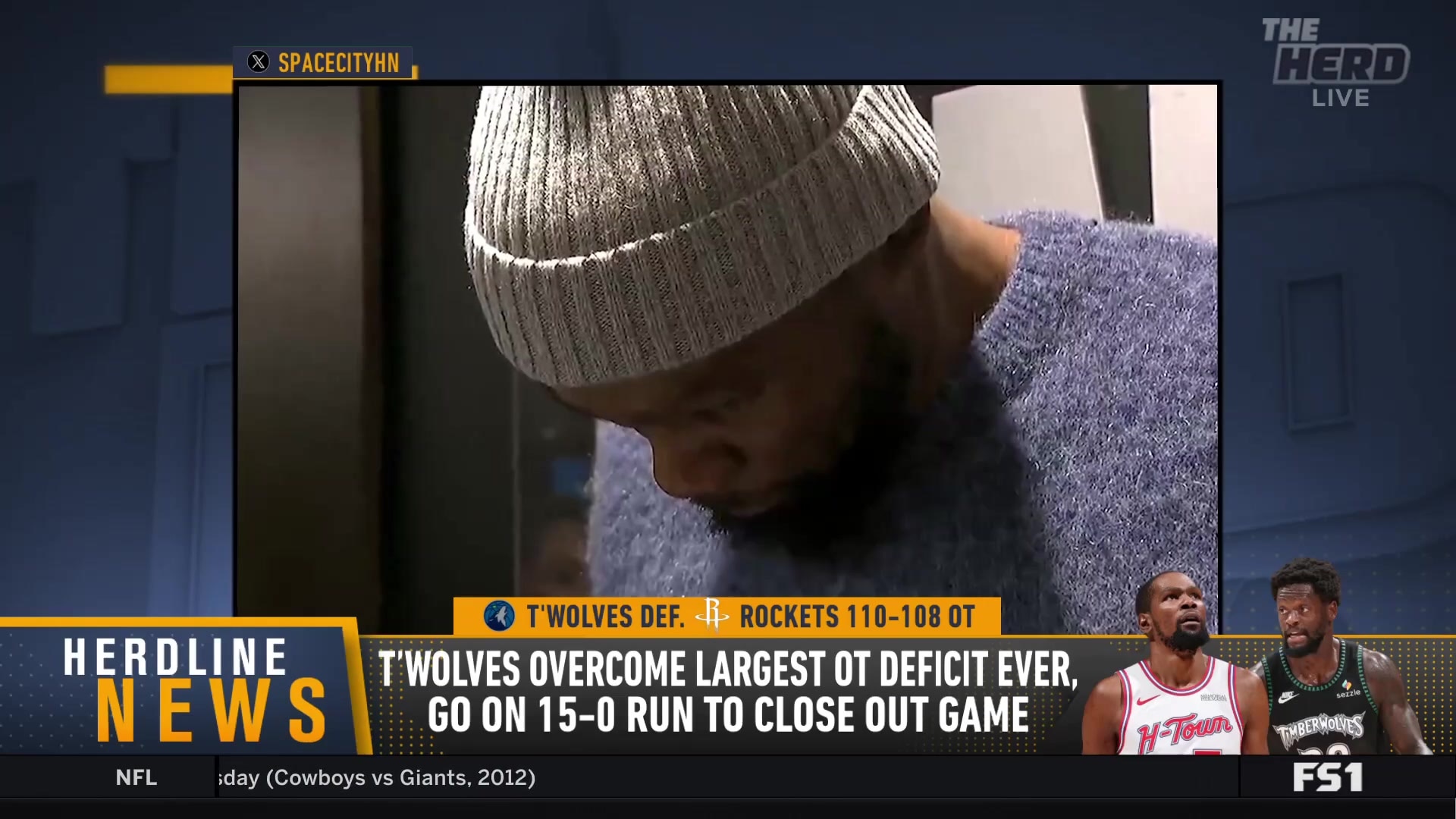 Houston Rockets suffer historic overtime collapse against Timberwolves