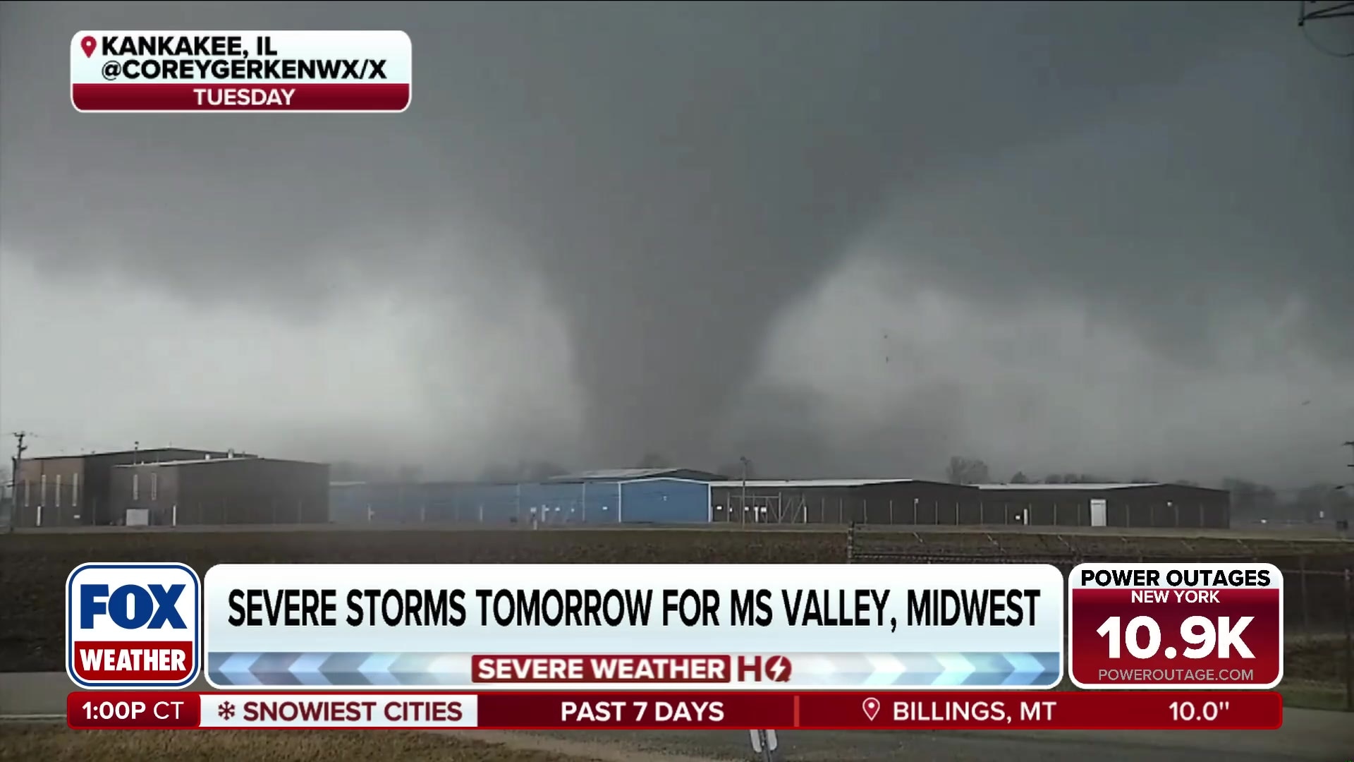 Multi-day severe storm threat for Mississippi Valley, Midwest, and East Coast