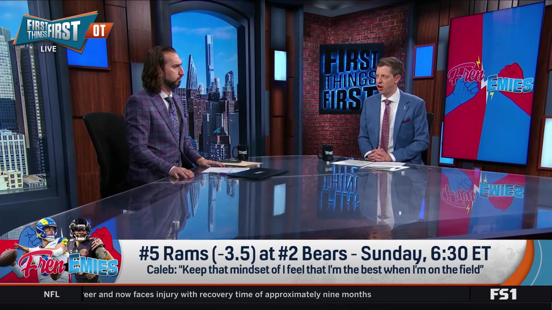 Can Caleb Williams and the Bears keep up with Stafford and the Rams?