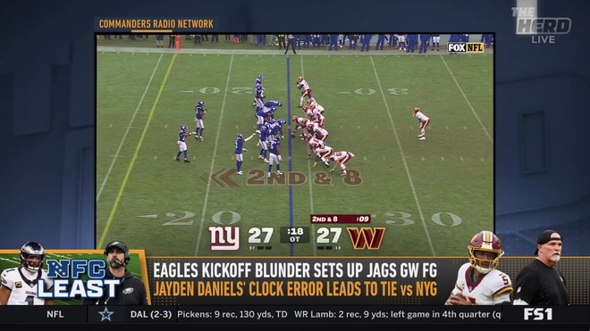 Colin Cowherd reacts to Washington's chaotic final-play blunder