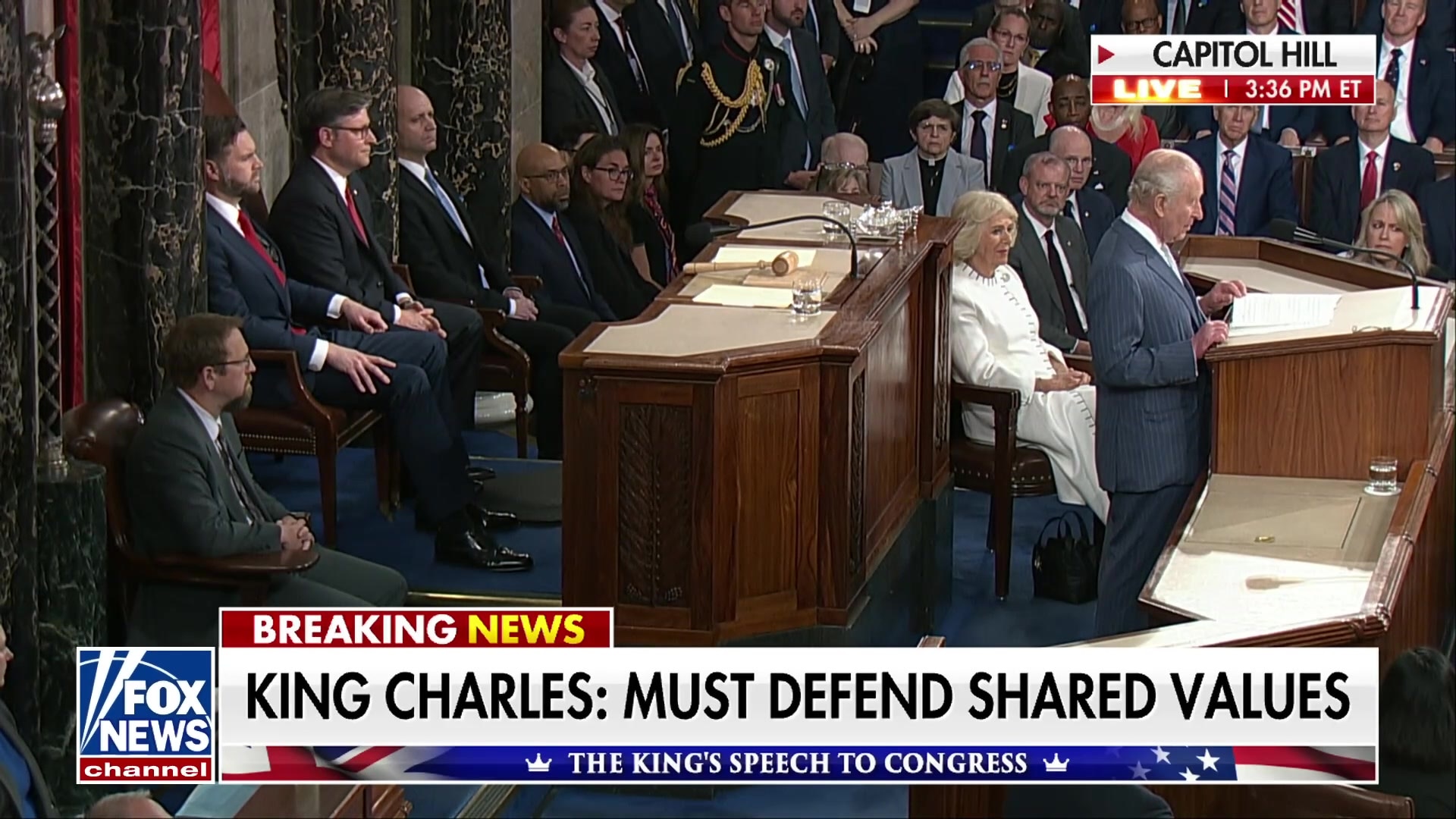 King Charles: US, UK have one of "most consequential alliances in human history"