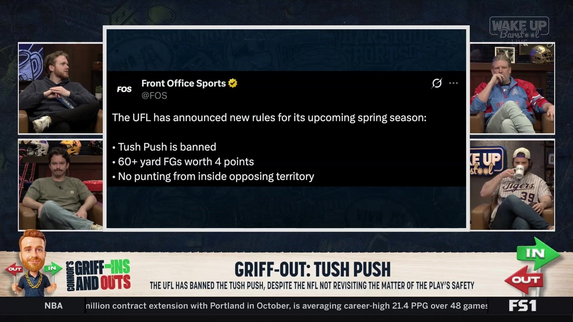 UFL bans the 'tush push' but the NFL doesn't revisit player safety