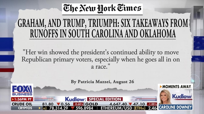 Trump-backed Darlene Graham wins South Carolina GOP Senate runoff